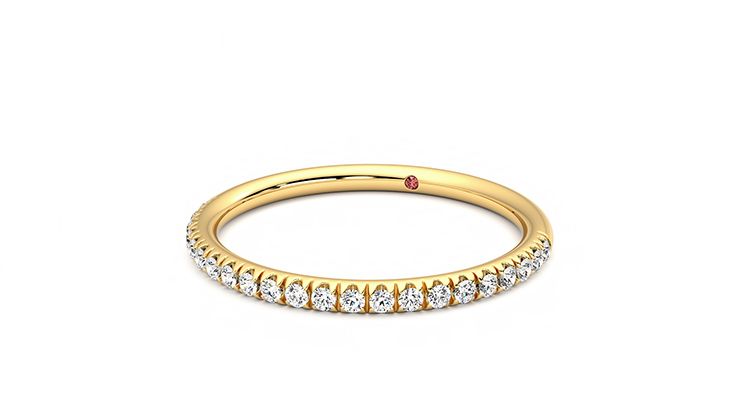 Taylor & Hart Bluebell Wedding Ring 360 degree image 26