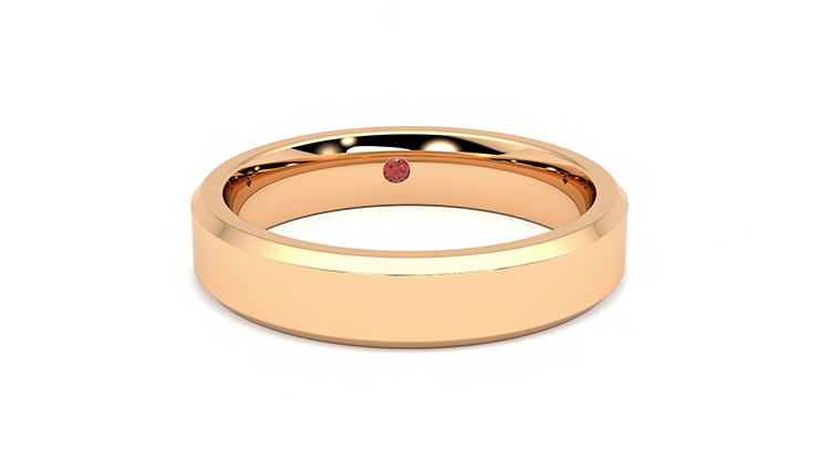 Taylor & Hart Bowen Wedding Ring 360 degree image 1