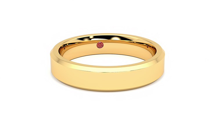 Taylor & Hart Bowen Wedding Ring 360 degree image 2