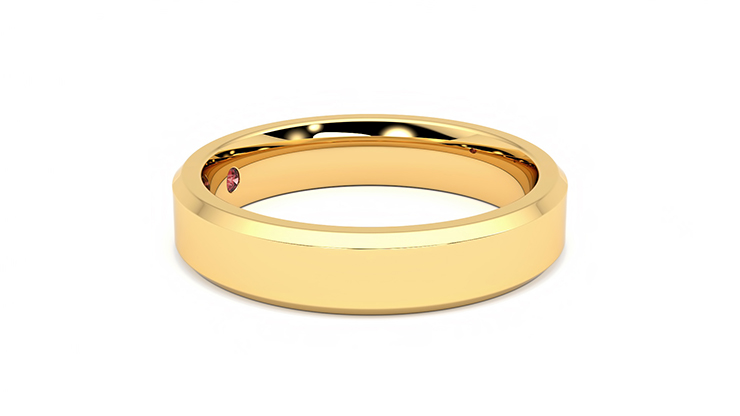 Taylor & Hart Bowen Wedding Ring 360 degree image 7