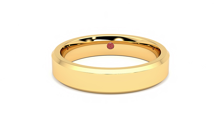 Taylor & Hart Bowen Wedding Ring 360 degree image 29