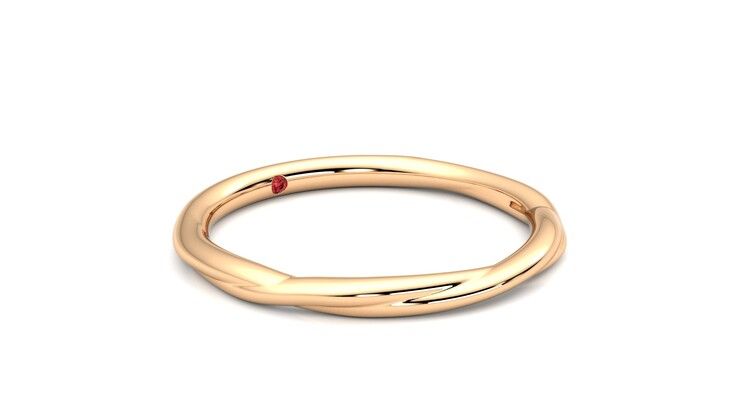 Taylor & Hart Brisa Wedding Ring 360 degree image 6