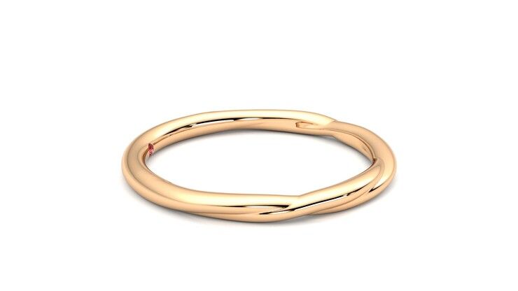 Taylor & Hart Brisa Wedding Ring 360 degree image 9
