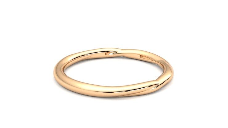 Taylor & Hart Brisa Wedding Ring 360 degree image 11