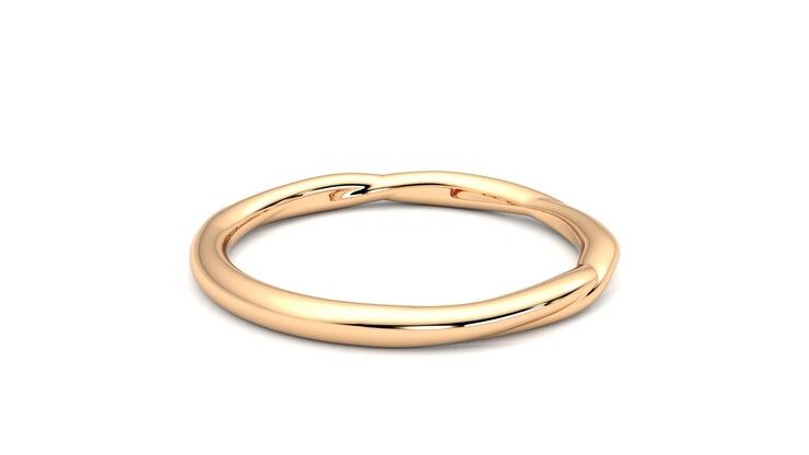 Taylor & Hart Brisa Wedding Ring 360 degree image 12