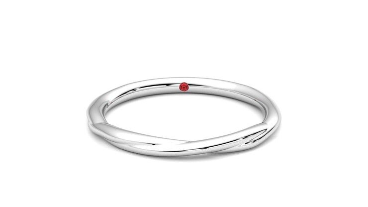 Taylor & Hart Brisa Wedding Ring 360 degree image 0