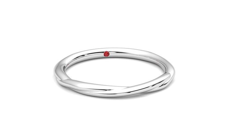 Taylor & Hart Brisa Wedding Ring 360 degree image 3
