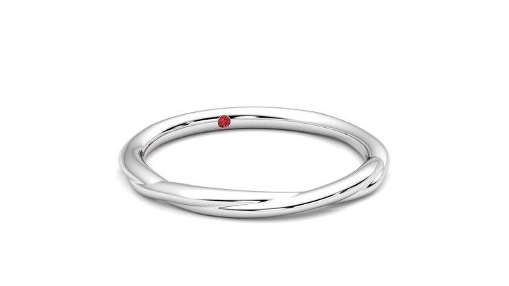 Taylor & Hart Brisa Wedding Ring 360 degree image 4