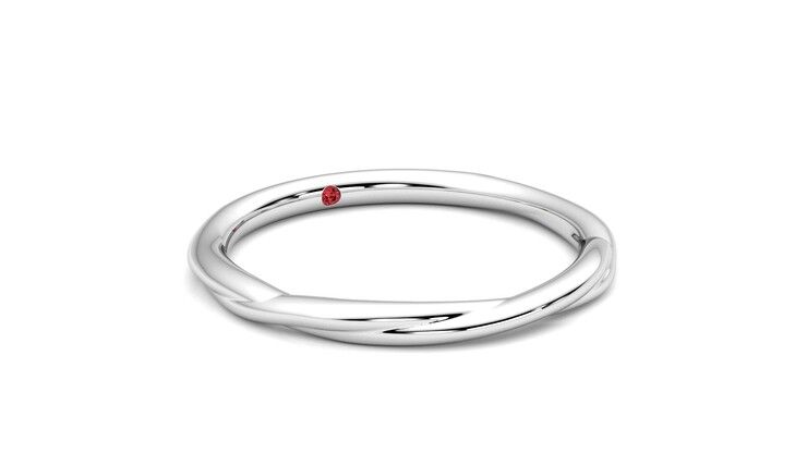 Taylor & Hart Brisa Wedding Ring 360 degree image 5