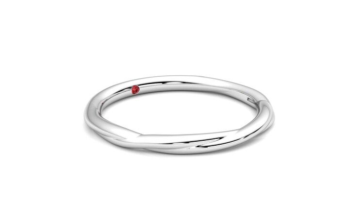 Taylor & Hart Brisa Wedding Ring 360 degree image 6