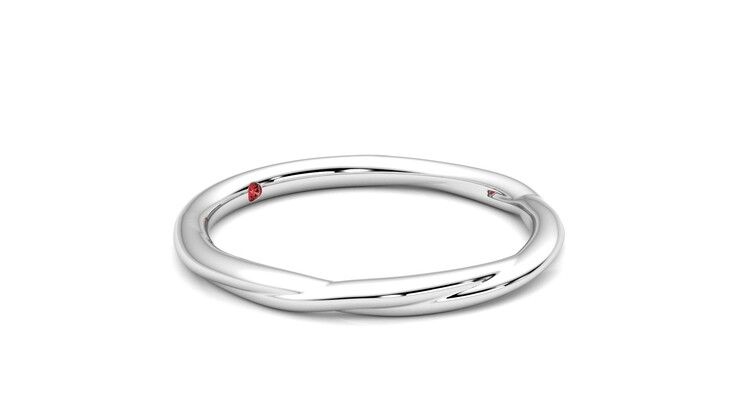 Taylor & Hart Brisa Wedding Ring 360 degree image 7