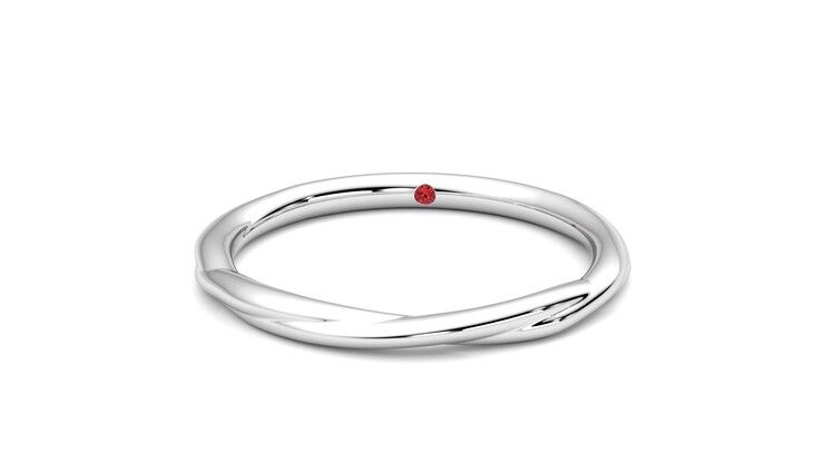 Taylor & Hart Brisa Wedding Ring 360 degree image 28