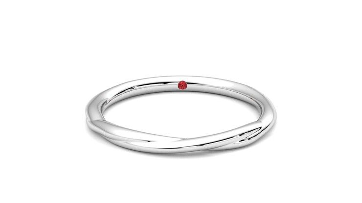 Taylor & Hart Brisa Wedding Ring 360 degree image 29