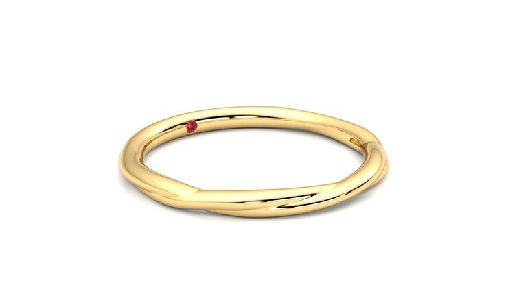 Taylor & Hart Brisa Wedding Ring 360 degree image 6