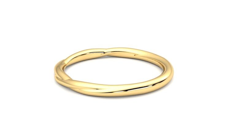 Taylor & Hart Brisa Wedding Ring 360 degree image 19