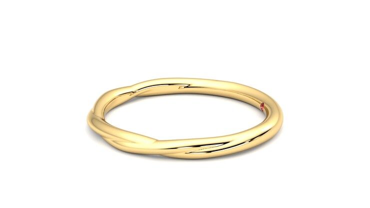 Taylor & Hart Brisa Wedding Ring 360 degree image 21