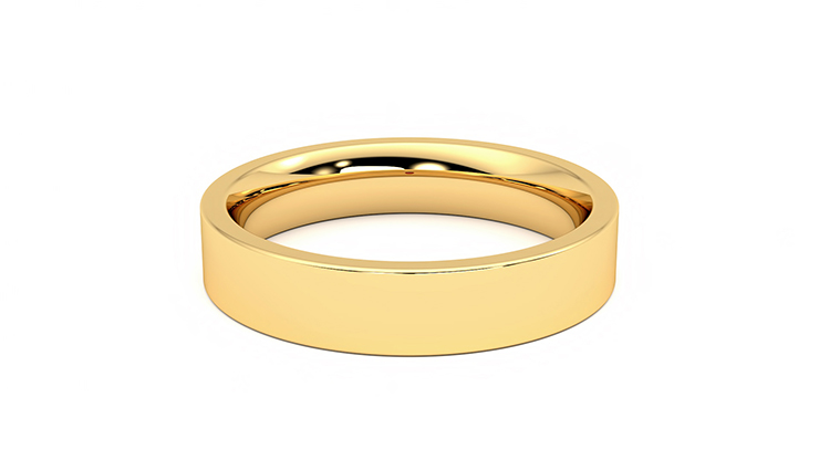 Taylor & Hart Buckeye Wedding Ring 360 degree image 15