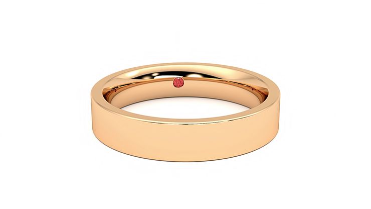 Taylor & Hart Buckeye Wedding Ring 360 degree image 2