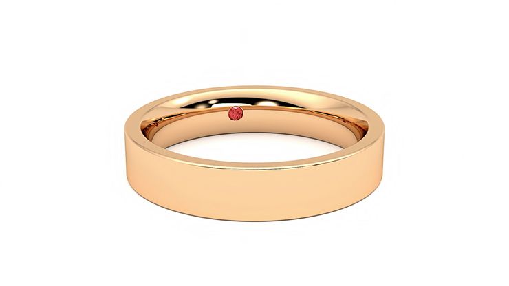 Taylor & Hart Buckeye Wedding Ring 360 degree image 3