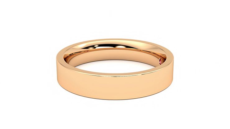 Taylor & Hart Buckeye Wedding Ring 360 degree image 21