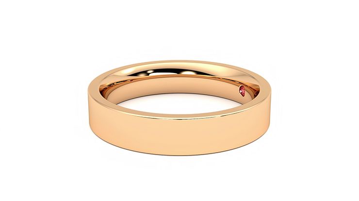 Taylor & Hart Buckeye Wedding Ring 360 degree image 22