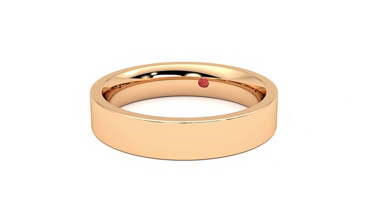 Taylor & Hart Buckeye Wedding Ring 360 degree image 26
