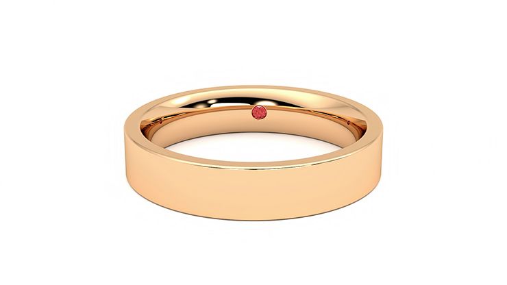 Taylor & Hart Buckeye Wedding Ring 360 degree image 28
