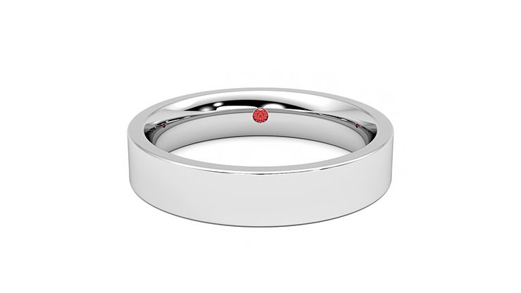 Taylor & Hart Buckeye Wedding Ring 360 degree image 0