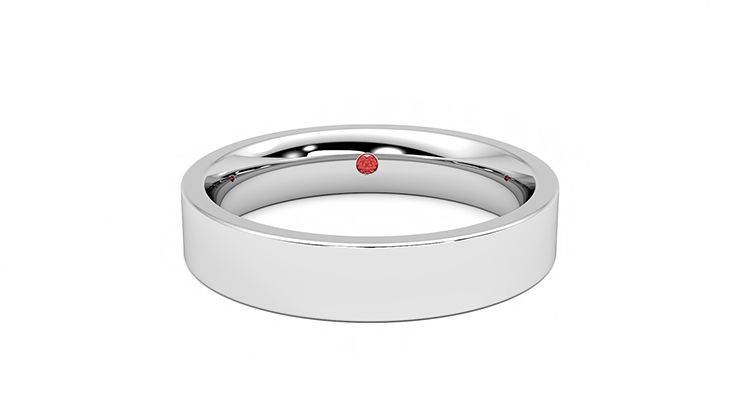 Taylor & Hart Buckeye Wedding Ring 360 degree image 1