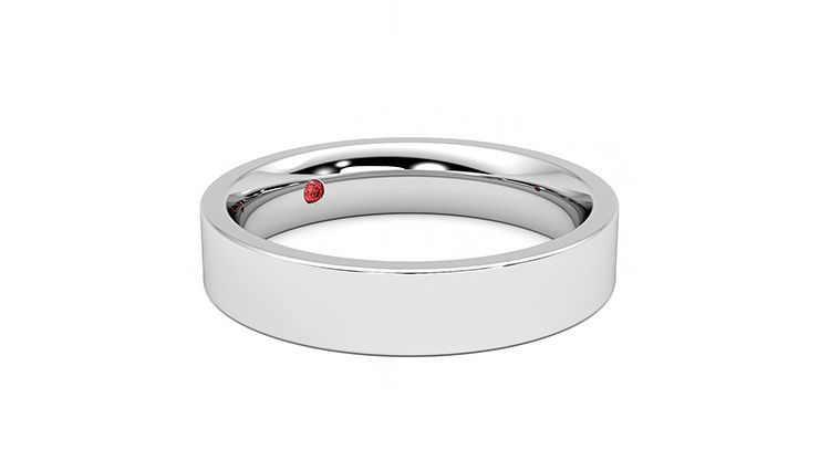Taylor & Hart Buckeye Wedding Ring 360 degree image 6