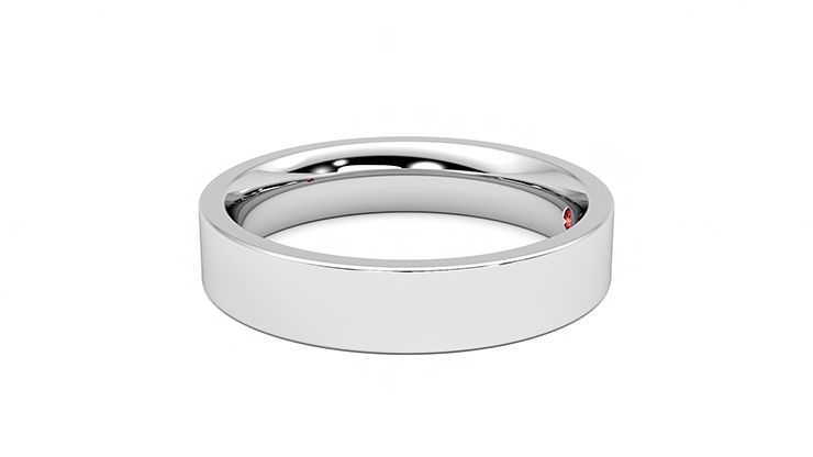 Taylor & Hart Buckeye Wedding Ring 360 degree image 21