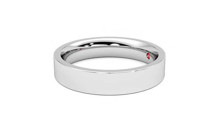 Taylor & Hart Buckeye Wedding Ring 360 degree image 22