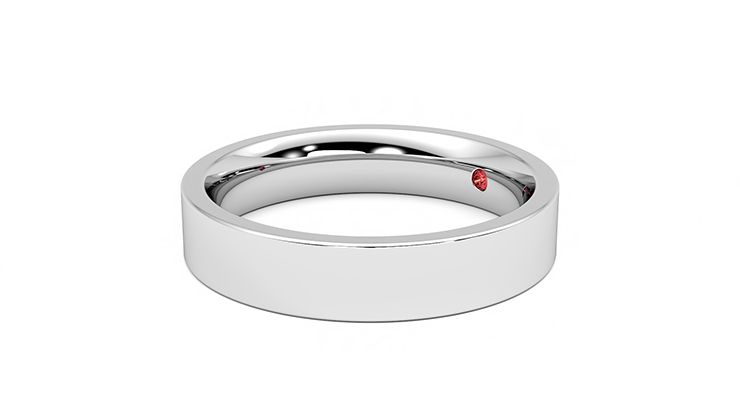 Taylor & Hart Buckeye Wedding Ring 360 degree image 23