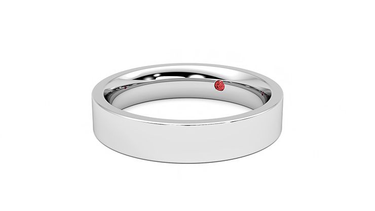 Taylor & Hart Buckeye Wedding Ring 360 degree image 25
