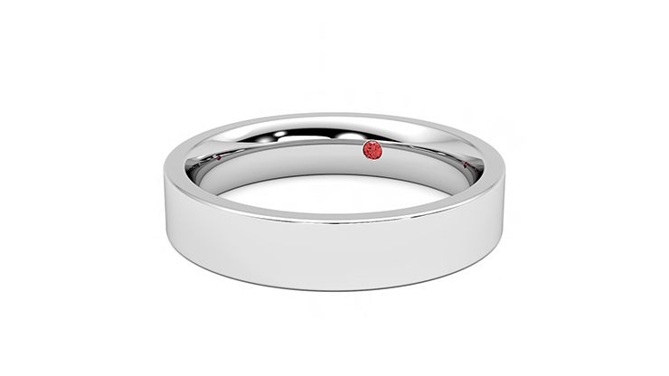 Taylor & Hart Buckeye Wedding Ring 360 degree image 26