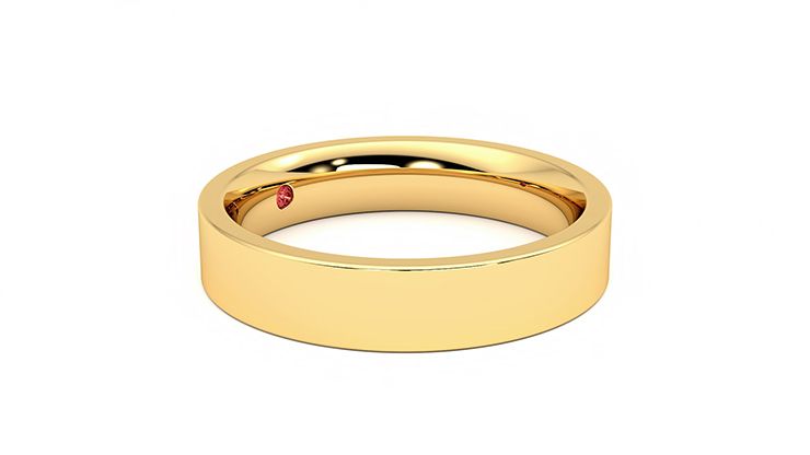 Taylor & Hart Buckeye Wedding Ring 360 degree image 7