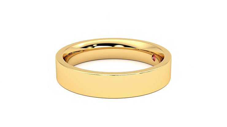 Taylor & Hart Buckeye Wedding Ring 360 degree image 22