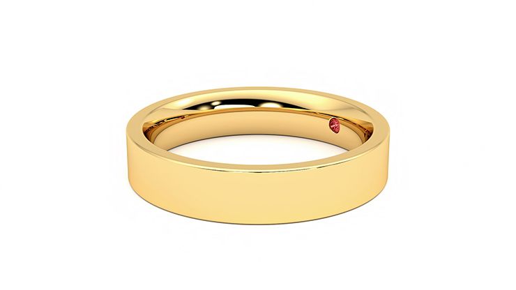 Taylor & Hart Buckeye Wedding Ring 360 degree image 23