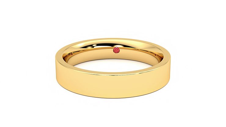 Taylor & Hart Buckeye Wedding Ring 360 degree image 28
