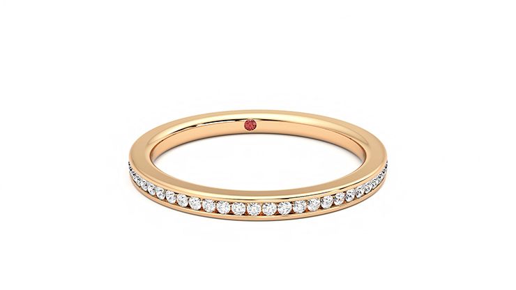 Taylor & Hart Buttercup Wedding Ring 360 degree image 2