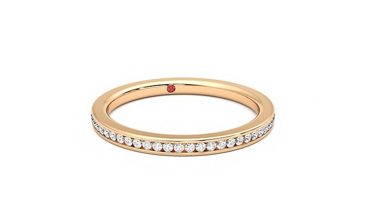 Taylor & Hart Buttercup Wedding Ring 360 degree image 3