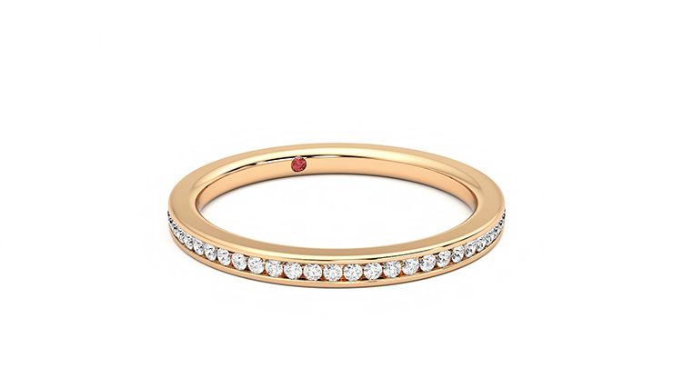 Taylor & Hart Buttercup Wedding Ring 360 degree image 4