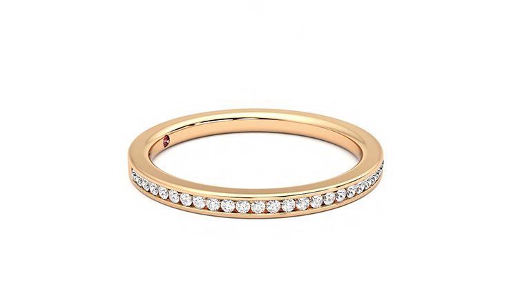 Taylor & Hart Buttercup Wedding Ring 360 degree image 8