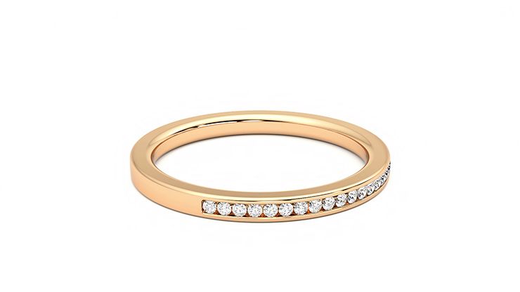 Taylor & Hart Buttercup Wedding Ring 360 degree image 11