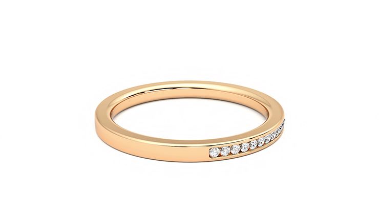 Taylor & Hart Buttercup Wedding Ring 360 degree image 13