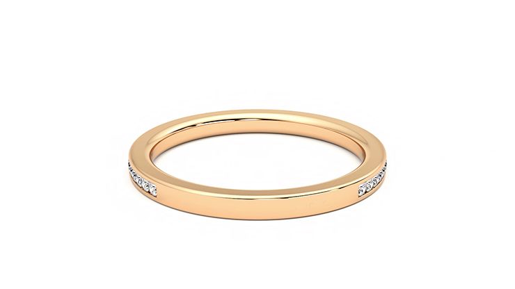 Taylor & Hart Buttercup Wedding Ring 360 degree image 15