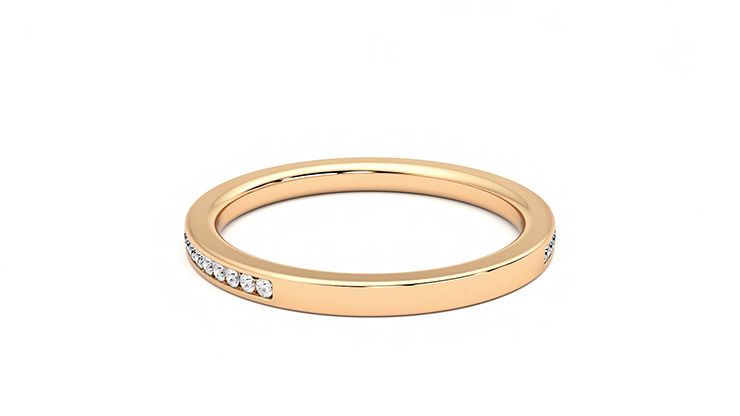 Taylor & Hart Buttercup Wedding Ring 360 degree image 16