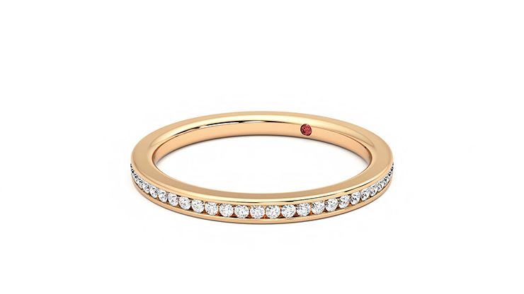 Taylor & Hart Buttercup Wedding Ring 360 degree image 25