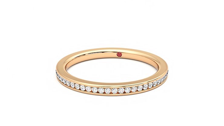 Taylor & Hart Buttercup Wedding Ring 360 degree image 27