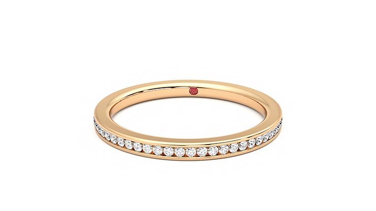 Taylor & Hart Buttercup Wedding Ring 360 degree image 28